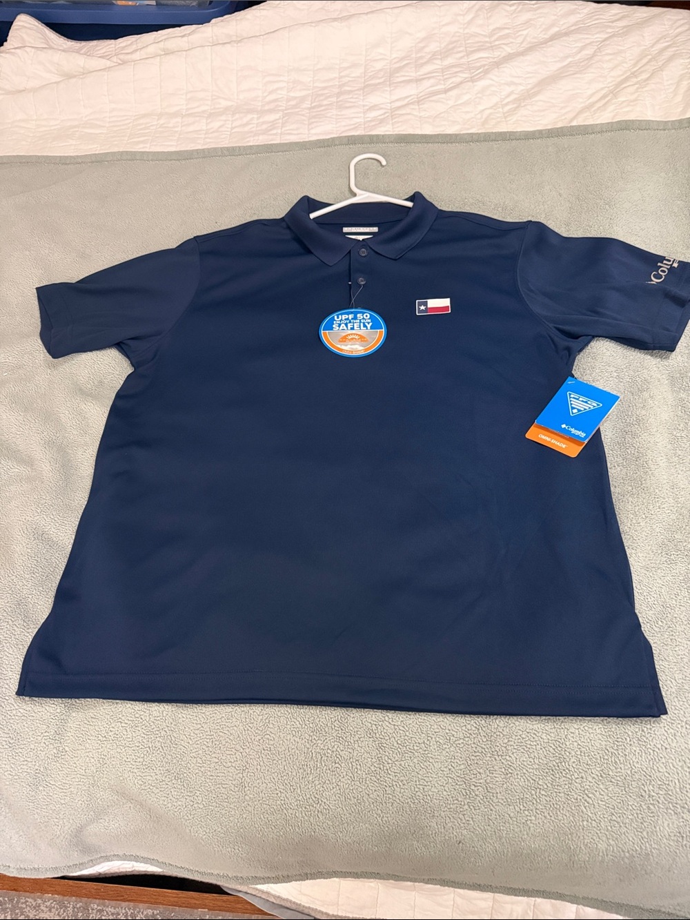 Columbia Men’s Navy Blue Polo Shirt